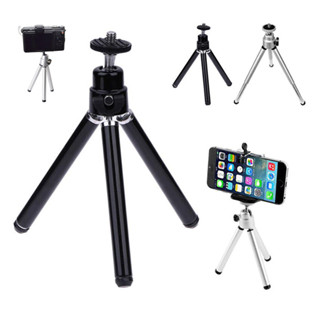 Tripod (Black/Grey) ขาตั้ง Mini Portable Tripod Holder Stand for Camera Camcorder