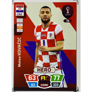 Mateo Kovacic การ์ดนักฟุตบอล ฟุตบอลโลก Worldcup 2022 การ์ดสะสม croatia การ์ดนักเตะ โครเอเชีย