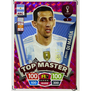 การ์ดนักฟุตบอล Angel Di Maria ฟุตบอลโลก Worldcup 2022 การ์ดสะสม argentina การ์ดนักเตะ อาร์เจนตินา