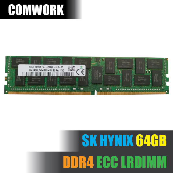 メモリー SK hynix 64GB DDR4 ECC LRDIMM แรม SK HYNIX 64GB DDR4 ECC LRDIMM LOAD REDUCED SERVER RAM MEMORY