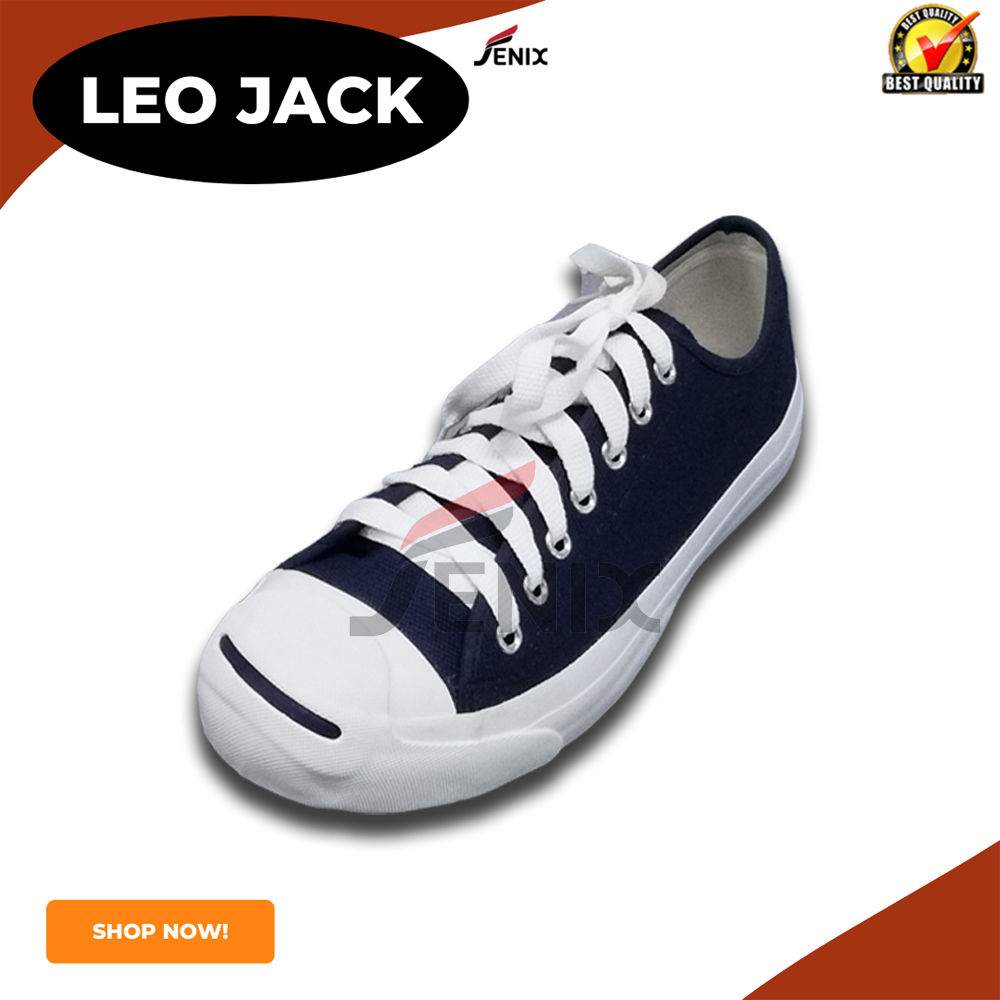 ภาพหน้าปกสินค้ารองเท้าผ้าใบเเฟชั่นทรงคอนเวิร์ส JACK Leo 37-44 มีเก็บเงินปลายทาง ราคาถูก คุณภาพดี จากร้าน fenixofficialshop บน Shopee