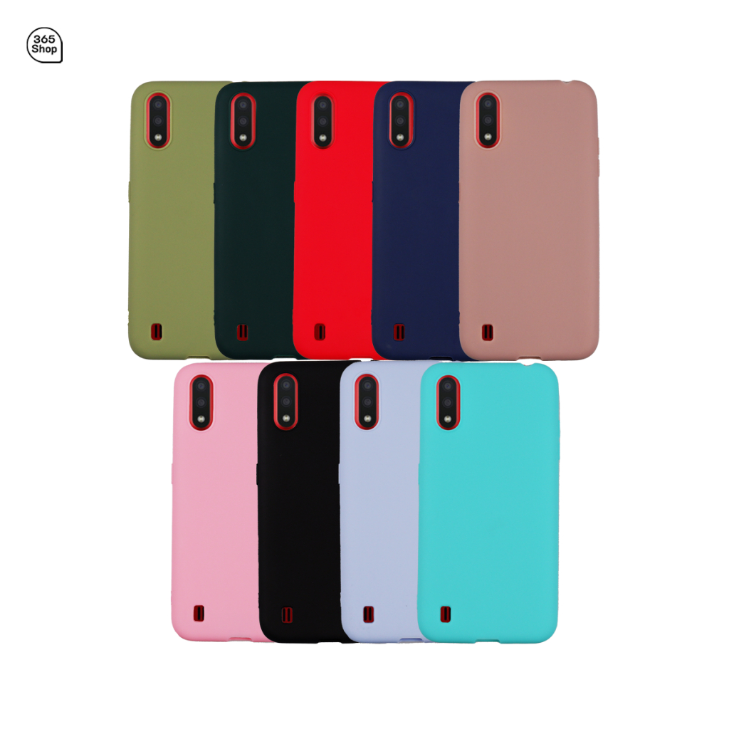 เคส-samsung-galaxy-a01-sm-a015f-ds-ซัมซุง-เอ01-เคสซิลิโคนนิ่ม-สีพาสเทล-tpu-บาง