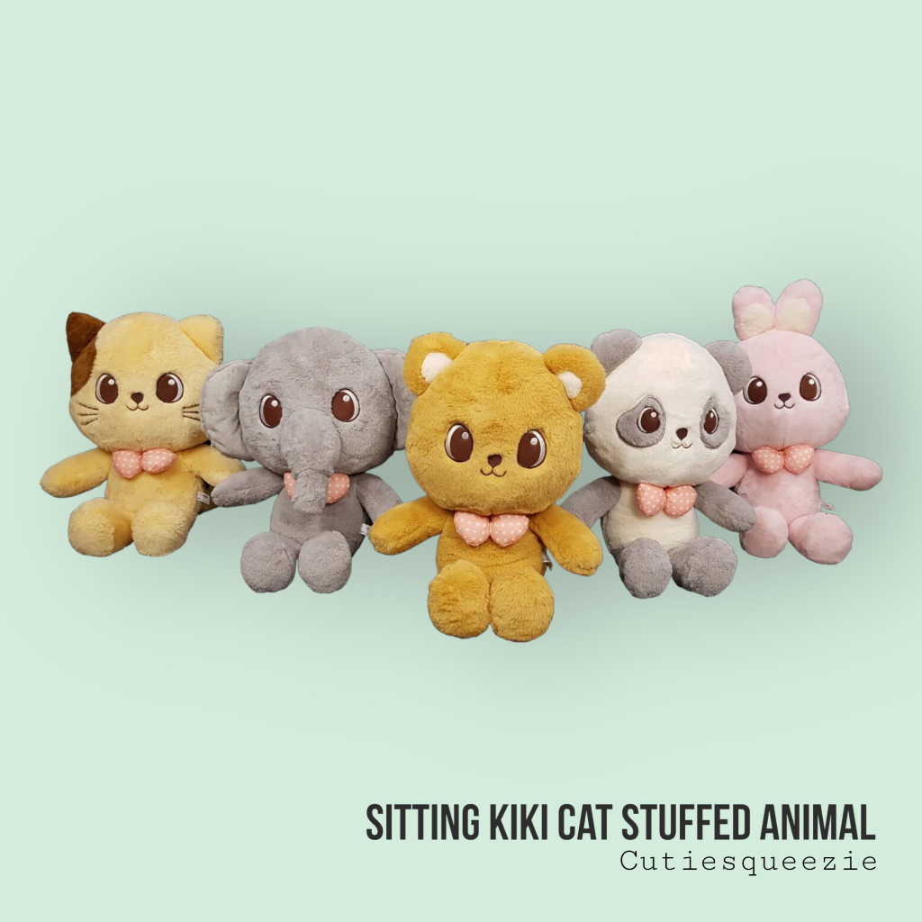 ตุ๊กตาสัตว์ต่างๆ-แก๊งคิคิ-ท่านั่ง-ไซส์-m-sitting-kiki-stuffed-animal