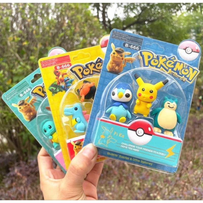 ราคาและรีวิวยางลบลาย Pokemon Detective Pikachu