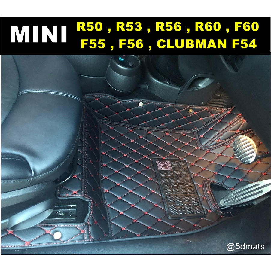 พรมปูพื้นรถยนต์ 6D MINI R50 , R53 , R56 , R60 , F55 , F56 , F60 ...
