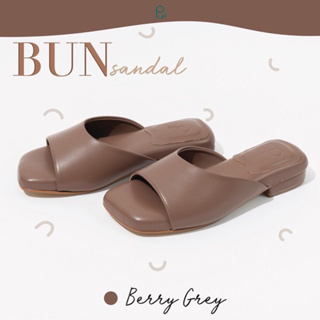 ส่งต่อ รองเท้าร้าน puff.shoes size38 รุ่นBUN สี berry grey