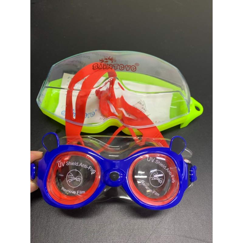 แว่นตาว่ายน้ำเด็กแว่นว่ายน้ำเด็กป้องกันแสงแดด-uv-ไม่เป็นฝ้า-แว่นตาเด็ก-ปรับระดับได้-แว่นกันน้ำ-รุ่น-sy-5026q