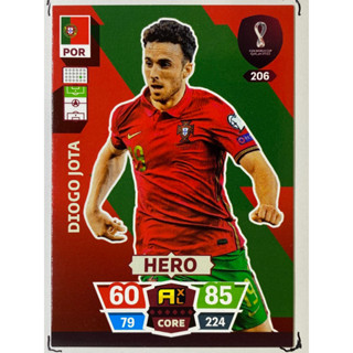 Diogo Jota การ์ดนักฟุตบอล ฟุตบอลโลก Worldcup 2022 การ์ดสะสม Portugal การ์ดนักเตะ โปรตุเกส