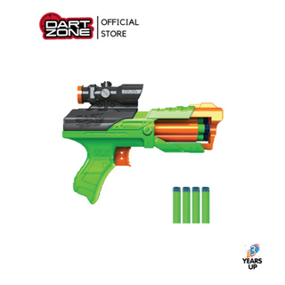 DART ZONE® ปืนของเล่น กระสุนโฟม ดาร์ทโซน สตรอม สควอด Storm Squad Quickshot Blaster ของเล่นเด็กผช ปืนเด็กเล่น เกมส์ ยิงปืน ต่อสู้ (ลิขสิทธิ์แท้ พร้อมส่ง) Adventure Force soft-bullet gun toy battle game