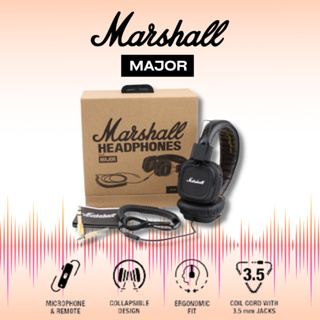 ภาพขนาดย่อของสินค้าพร้อมส่ง MARSHALL MAJOR หูฟังครอบหู, หูฟังมีสาย