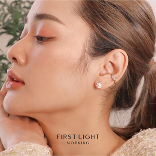 First Light Morning : Daisy Earrings ต่างหู Silver 92.5 ต่างหูดอกเดซี่ ต่างหูแป้น ต่างหูแฟชั่น