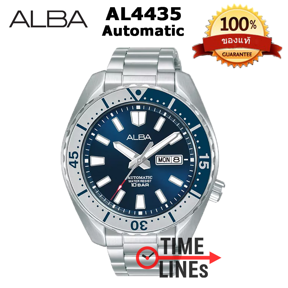 ALBA SUMO ของแท้ รุ่น AL4433X AL4435X นาฬิกาผู้ชาย Automaic ออโต้