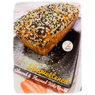 ขนมปังอัลมอนด์และเมล็ดแฟลกซ์คีโต Almond &amp; Flaxseed Keto Bread