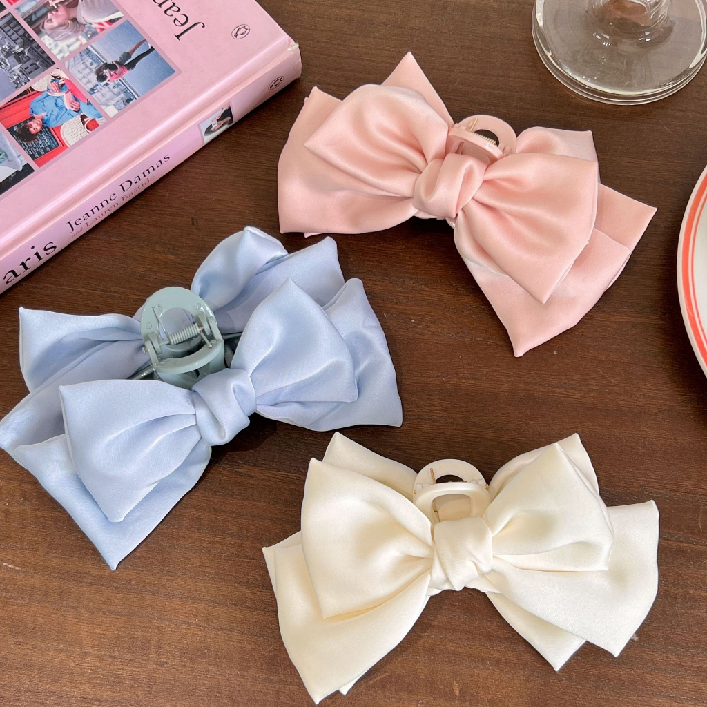 พร้อมส่ง-bow-hairpin-กิ๊บหนีบผม-กิ๊บโบว์-กิ๊บติดผม