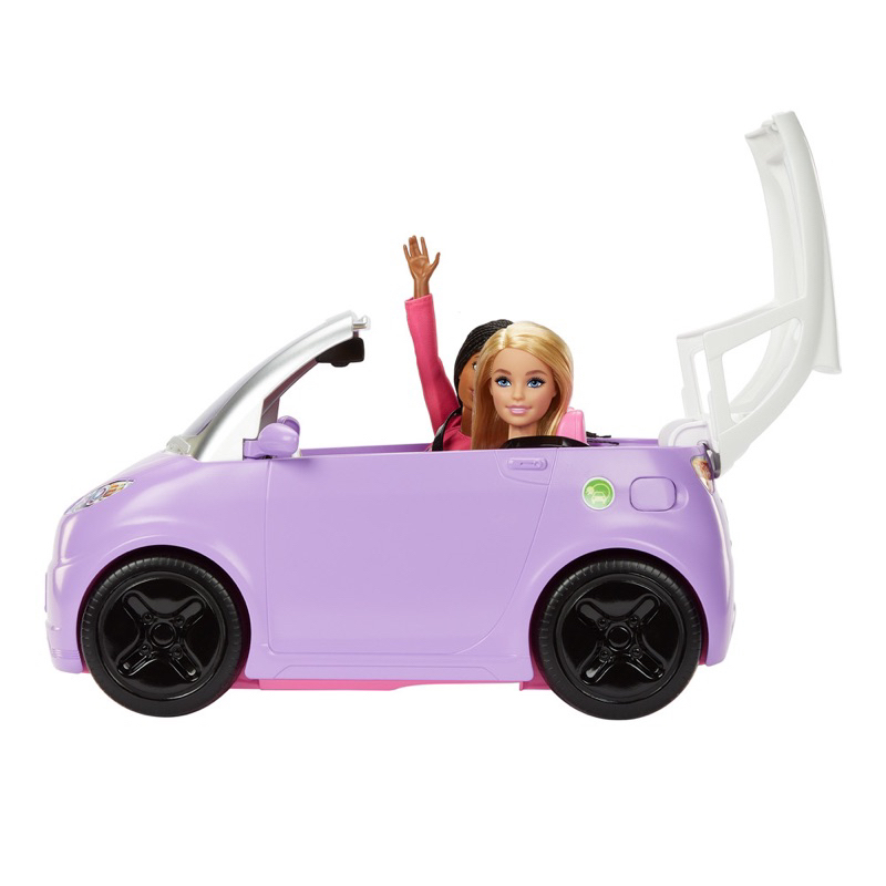 barbie-2-in-1-electric-vehicle-บร์บี้-รถไฟฟ้าเปิดประทุน-hjv36