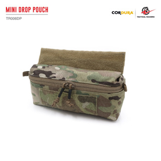 กระเป๋าติดเวส Mini Drop Pouch วัสดุผ้า Cordura 500D  ใช้ร่วมกับ JPC 2.0 ,FCSK 2.0 ,FCPC, AVS ,LV119 ,SLICKSTER สีลายพราง