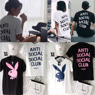 💥พร้อมส่ง💥เสื้อยืดแขนสั้นPLAYBOYงานป้าย