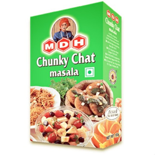 MDH Chat masala ชาท มาซาล่า 100 กรัม - No Preservative and Artificial Food Colour - Authentic and Pure Spices