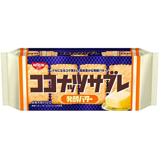 Nissin Cisco Coconut Sable Fermented Butter 16 pieces x 6 boxes crispy delivered directly from Japan