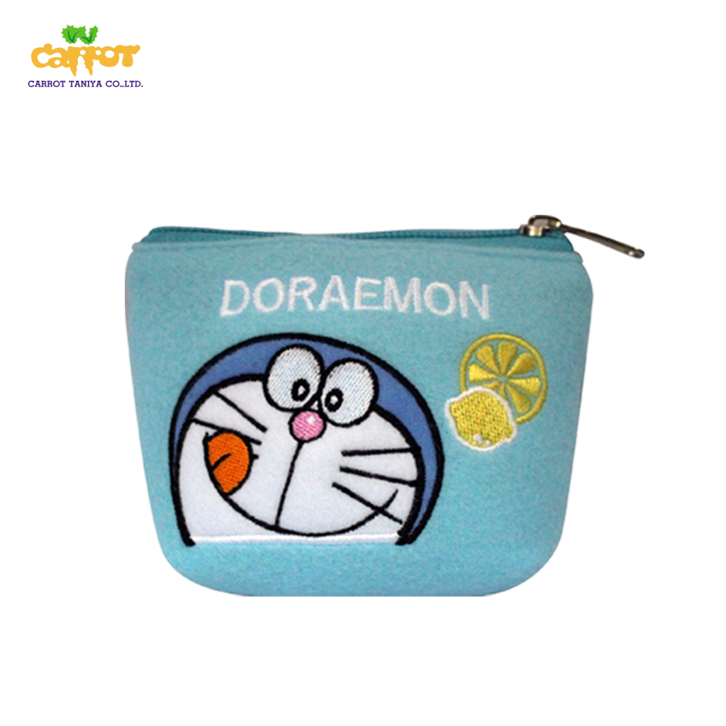 doraemon-กระเป๋าสตางค์โดเรม่อนผลไม้-ขนาด-3-นิ้ว-สินค้าลิขสิทธิ์แท้-จากโรงงานผู้ผลิต