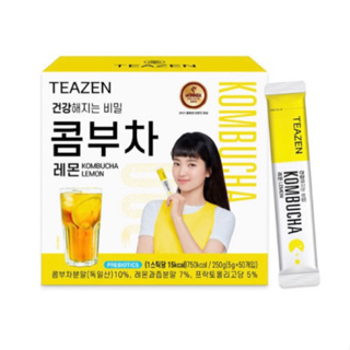 ชาหมักคอมบูชะ ชาลดบวม ชาหมักเกาหลี ✅ส่งไว🚛 🍵🍋TEAZEN Kombucha Lemon🍋