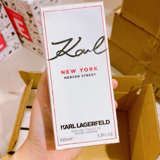 Karl Lagerfeld Karl New York Mercer Street EDT Pour Homme 100 ml กล่องซีลราคา/1ชิ้น