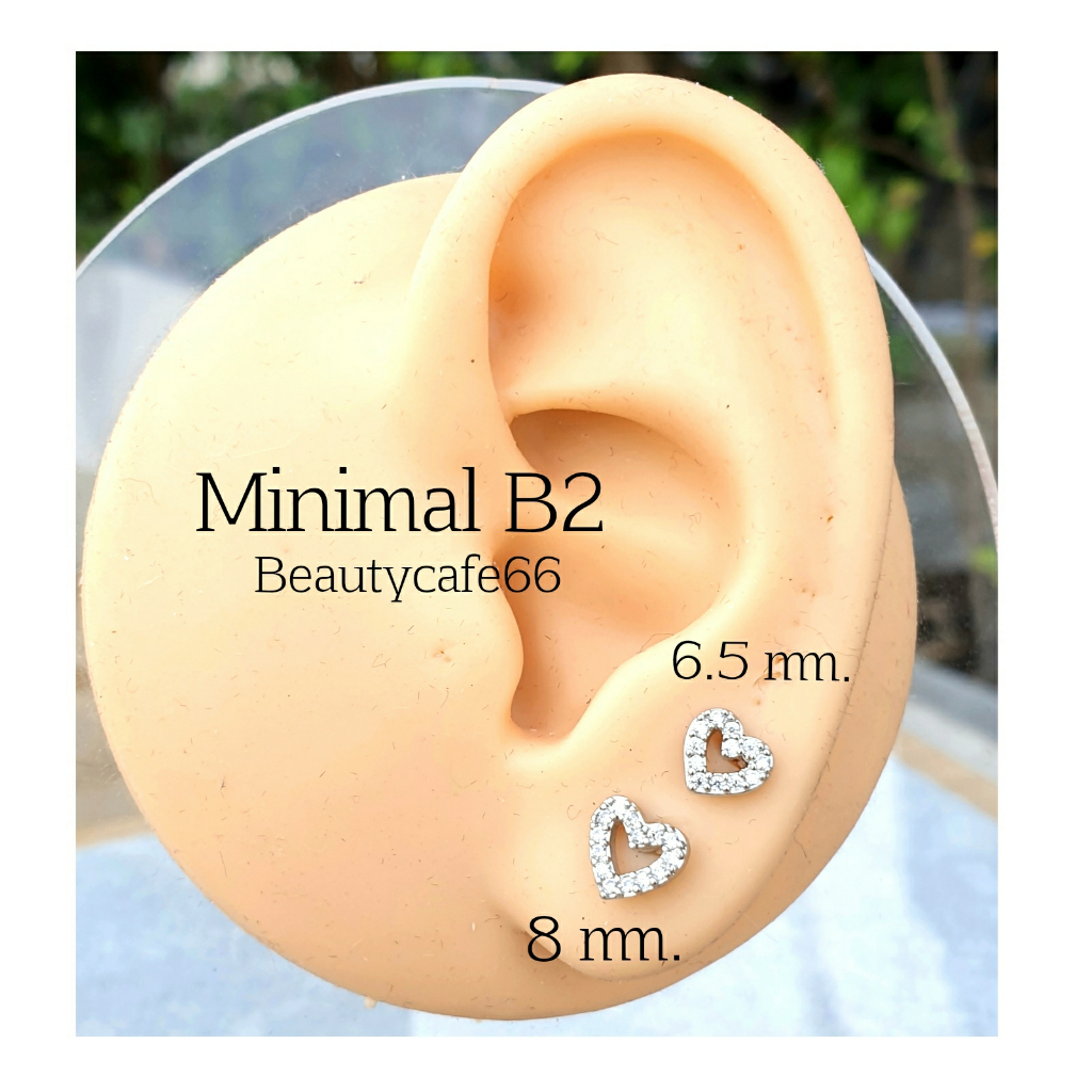 1pc-จิวปีกหู-จิวเพชร-รูปหัวใจ-miniheart-stainless316l-ก้าน-1-2-แพ้ง่ายใส่ได้-จิวเกาหลี-ก้านสแตนเลส-ต่างหูเพชร-b2