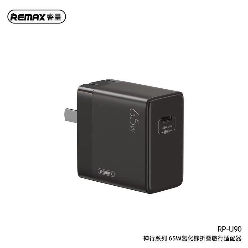 remax-rp-u90-adapter-fast-charge-หัวปลั๊กอแดปเตอร์-us-65w-type-c-250166