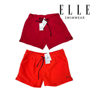 กางเกงผ้าร่ม ยี่ห้อ Elle แท้ 1 ชิ้น สีแดงสด,สีส้มสด ราคาป้าย990 ใส่ไปทะเล เล่นน้ำ ไม่ร้อน ใส่สบาย ผ้านุ่มลื่น คุณภาพดี