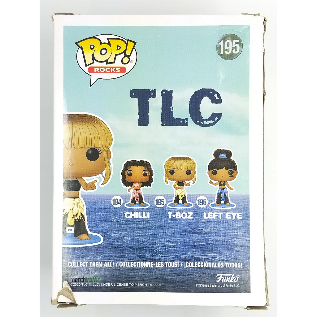 funko-pop-rock-tlc-t-boz-blue-chase-195-กล่องมีตำหนิ