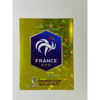 สติ๊กเกอร์สะสม การ์ดทีม ฟุตบอลโลก Worldcup 2022 France ของสะสมทีมฟุตบอล ฝรั่งเศส