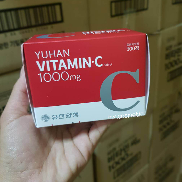 ภาพสินค้า( แท้ / พร้อมส่ง )วิตามินซีพี่จุน Yuhan Vitamin C 1000mg.กล่อง100 เม็ด จากร้าน my.cosmetic บน Shopee ภาพที่ 6