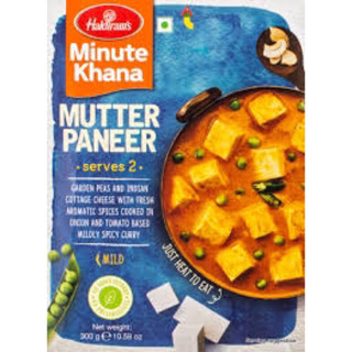 Haldiram Mutter Paneer 300g   Just heat to eat