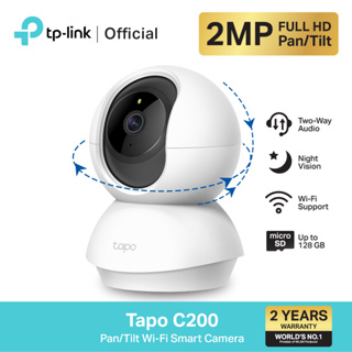 ภาพหน้าปกสินค้าTP-Link Tapo C200 ภาพคมชัด 2 MP / Tapo C210 ภาพคมชัด 3 MP  Wi-fi Wireless IP Camera กล้องวงจรปิด รับประกัน 2 ปี ที่เกี่ยวข้อง