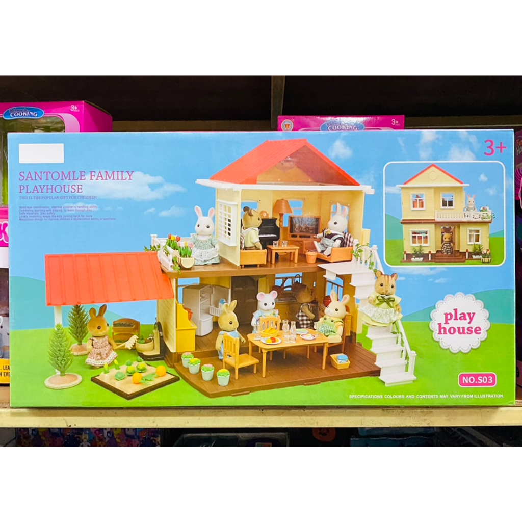 บ้านหมี-บ้านกระต่าย-ของเล่นบ้านตุ๊กตา-ซิลวาเนียน-s03
