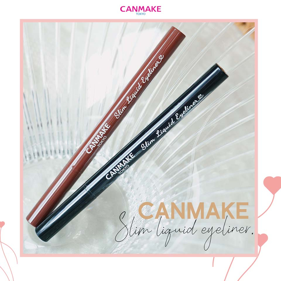 ภาพหน้าปกสินค้าCanmake Slim Liquid Eyeliner อายไลเนอร์ปลายพู่กันเรียวเล็ก จากร้าน canmake.official บน Shopee