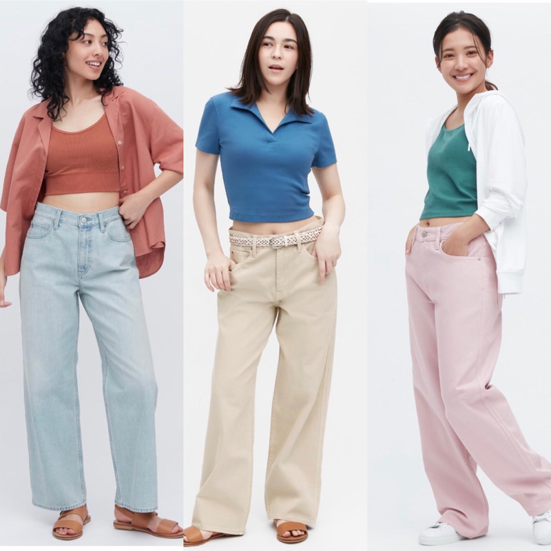 กสงเกงยีนส์-baggy-uniqlo