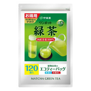 TOEN One pot Matcha Green Tea ชาเขียวญี่ปุ่น แพคใหญ่ 120 ซอง สุดคุ้ม!