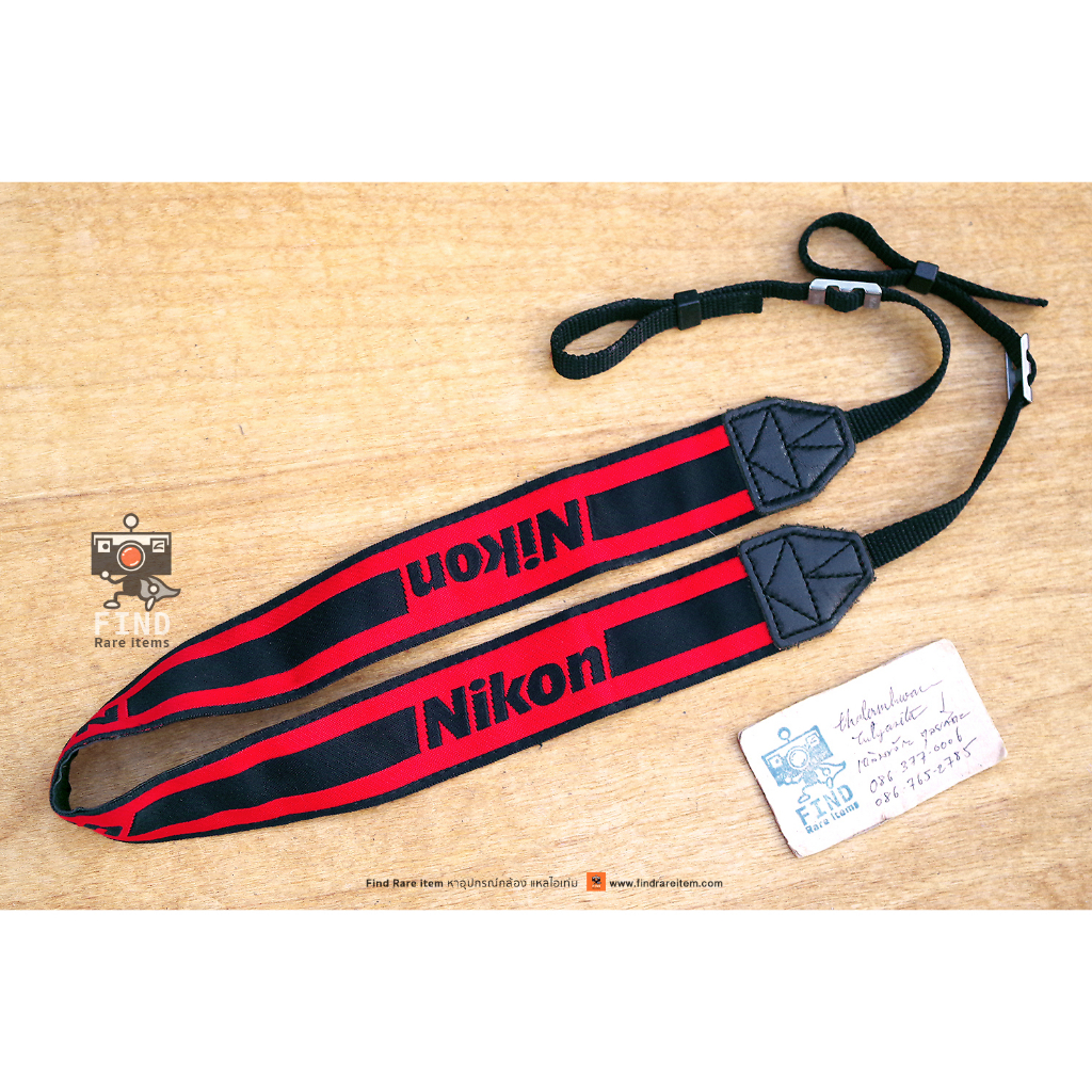 สายคล้องคอ-nikon-สายกล้อง-nikon-ของแท้-สายนิคอน-nikon-strap-original-สายคล้องกล้อง-สายแดง-nikon-เหลือง