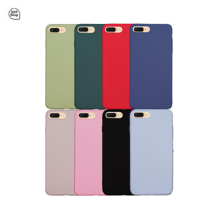 เคส สำหรับ iPhone 7 Plus iPhone 8 Plus i7+ i8+ เคสซิลิโคนนิ่ม สีพาสเทล TPU บาง