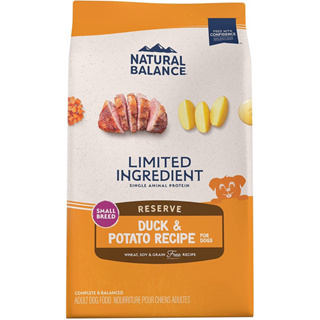 อาหารสุนัข Natural Balance Limited Ingredient Diets Small Breed Bites สูตร Duck &amp; Potato ขนาด 1.8 kg
