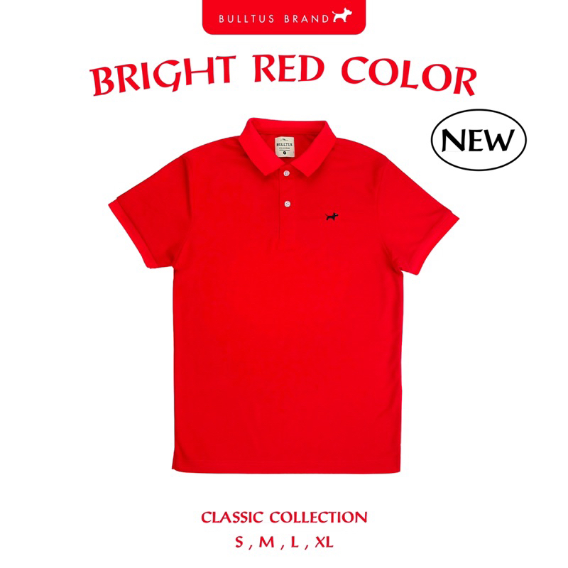 bulltus-brand-มีถึงอก-46-เสื้อโปโล-สีแดงล้วน-classic-collection-มี-xxl