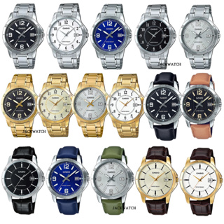 เช็ครีวิวสินค้าCASIO นาฬิกาข้อมือชายรุ่น MTP-V004 และข้อมือผู้หญิง รุ่น LTP-V004D รับประกัน(2)ปี