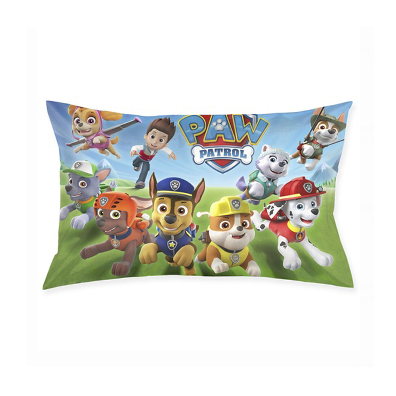 paw-patrol-ปลอกหมอนนุ่มสบายการ์ตูนหมอนปกบ้านตกแต่งหมอนเดี่ยวกรณีของขวัญ