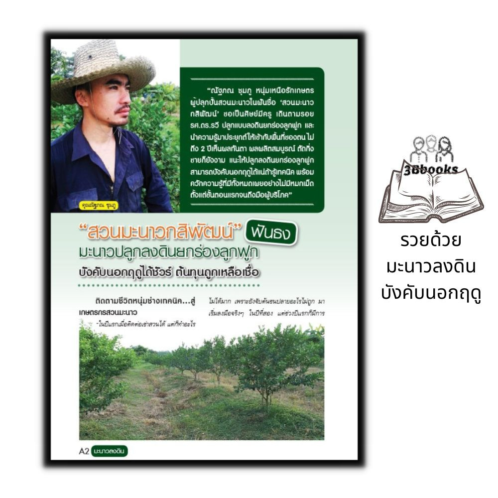 หนังสือ-มะนาวลงดินนอกฤดู-พืชและการเกษตร-การปลูกมะนาว-พืชเศรษฐกิจ