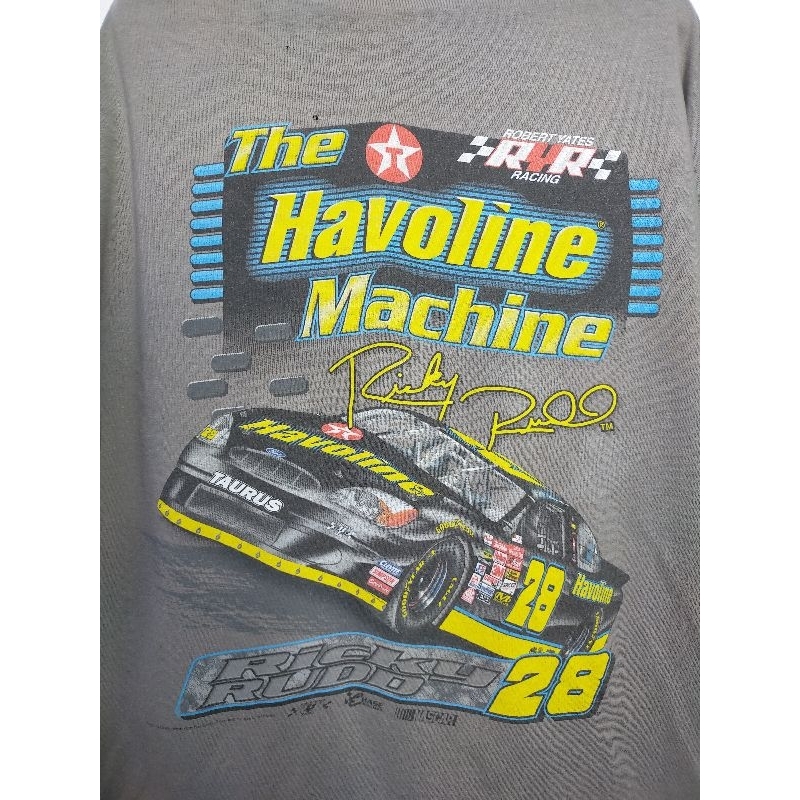 เสื้อยืด-มือสอง-ลายรถ-ลายมันส์-nascar-อก-42-ยาว-30