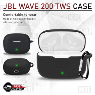 MLIFE - เคส JBL Wave 200 TWS เคสกันรอย เคสกันกระแทก เคสหูฟัง สายคล้องคอ หูฟังไร้สาย หูฟังบลูทูธ - Earphone Case Cover
