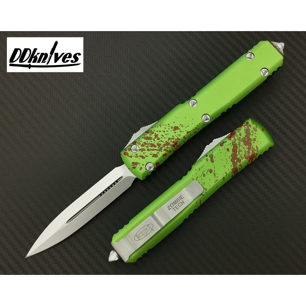 มีดออโต้-microtech-ultratech-zombietech-d-e-otf-automatic-knife-stonewash-blade-122-10z