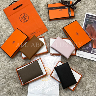 ✅PRE-ORDER Hermes Calvi card holder ของแท้/พร้อมกล่องและริบบิ้น