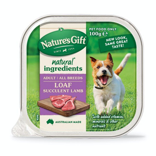 ภาพหน้าปกสินค้า์Nature\'s Gift Succulent Lamb (เนื้อแกะ-สำหรับสุนัข) 100 g. 12 ถาด ที่เกี่ยวข้อง